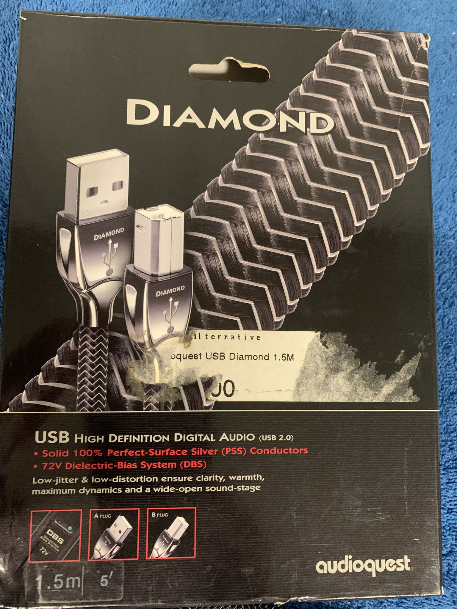 AudioQuest Diamond USB 1.5 meter 3