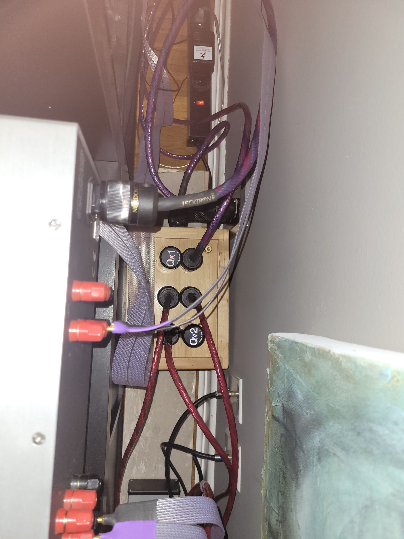 Walker Audio Velocitor in the snake pit... Unsightly, but it works good