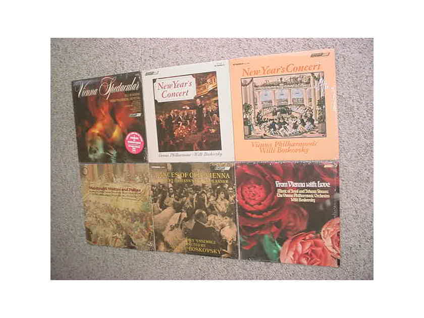 Willi Boskovsky classical -  lot of 5 lp records 2 are sealed