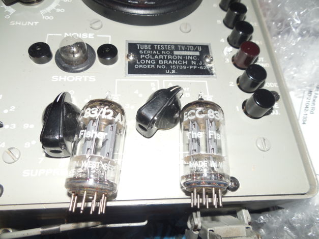 2 very nice test nos tightly matched telefunken fisher...