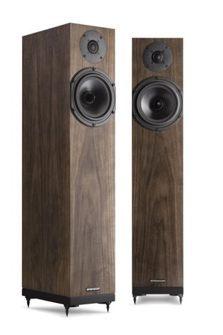 Spendor A4 Floor Standing Speakers - Ltd Natural Walnut...