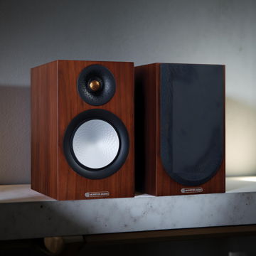 Monitor Audio Silver 50 7G Bookshelf Speakers - Walnut,...