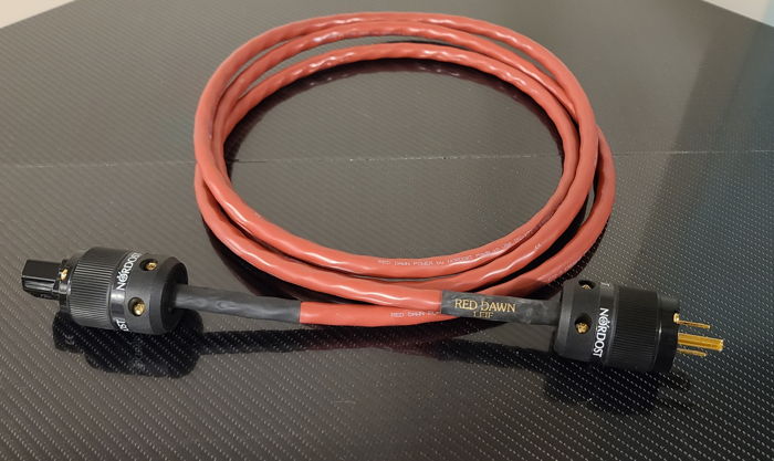 Nordost Red Dawn Leif Series Power Cable. 2.5 meters long.