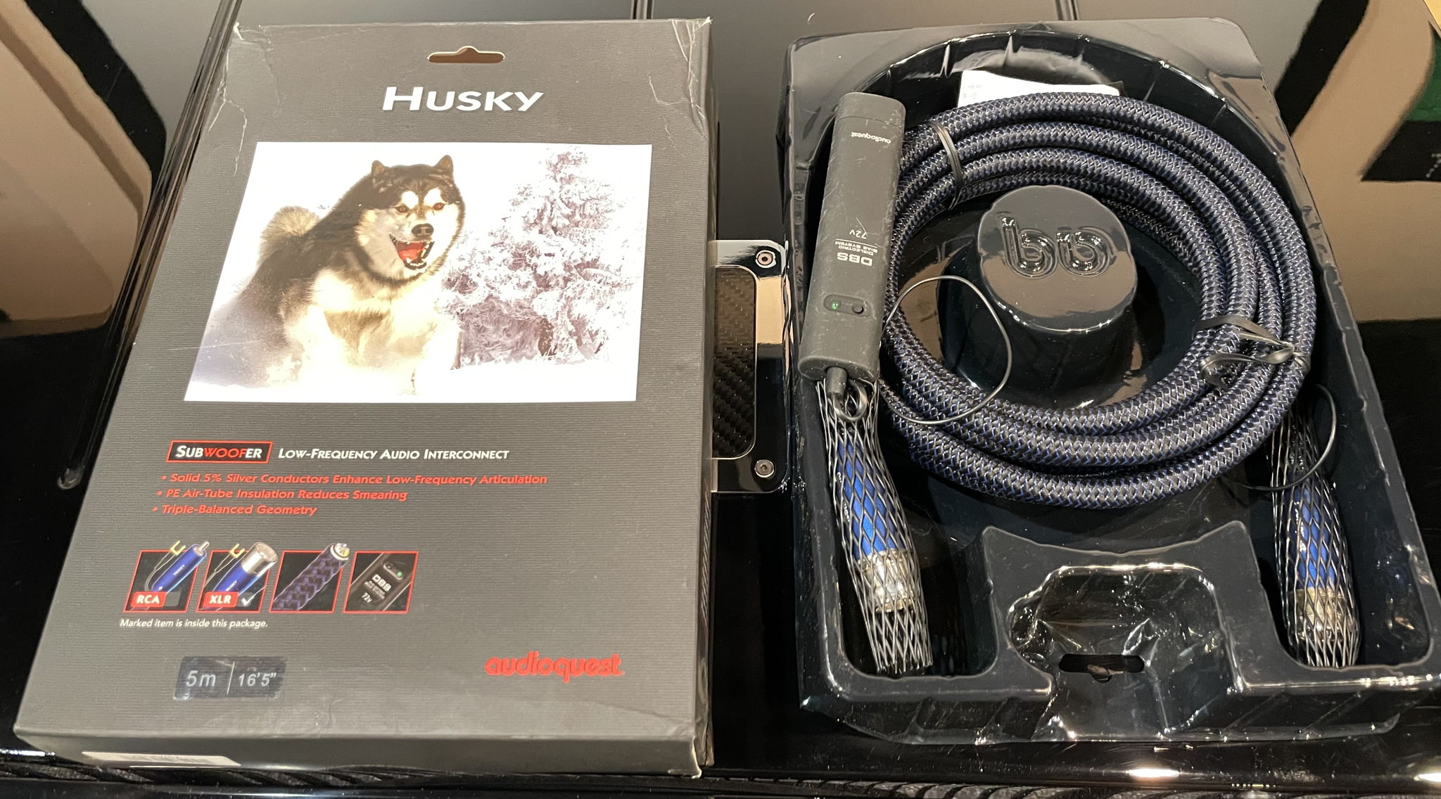 AudioQuest Husky 5M (16.5 ft) Single XLR Balanced Subwo... 2