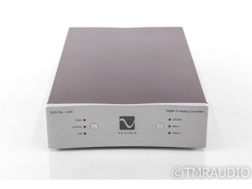 PS Audio Digital Link III DAC; D/A Converter; DL3; Silver; AS-IS (No USB) (29454)