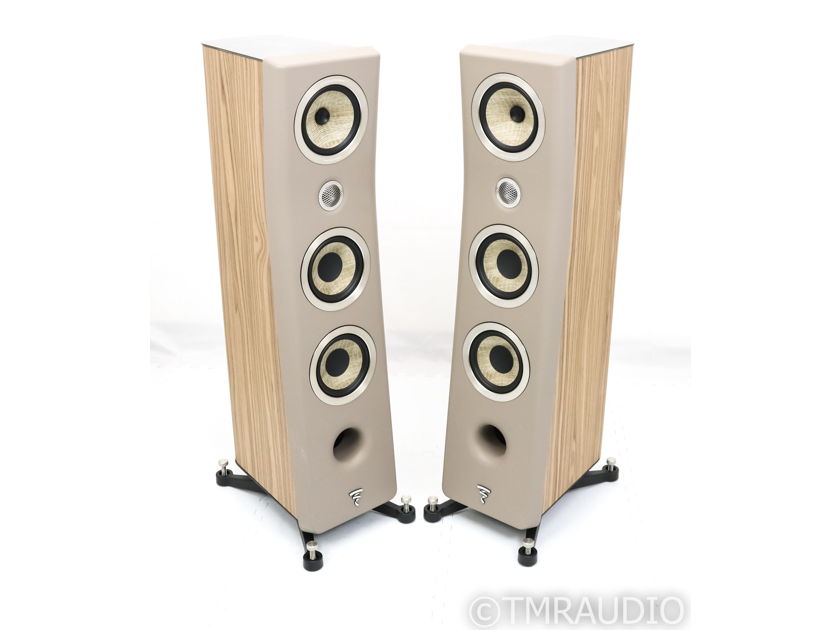 Focal Kanta No. 2 Floorstanding Speakers; Walnut & Taupe Pair (28141)