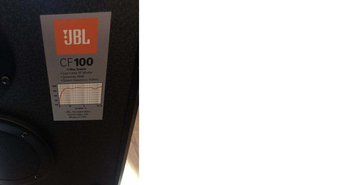 JBL CF 100 For Sale Audiogon