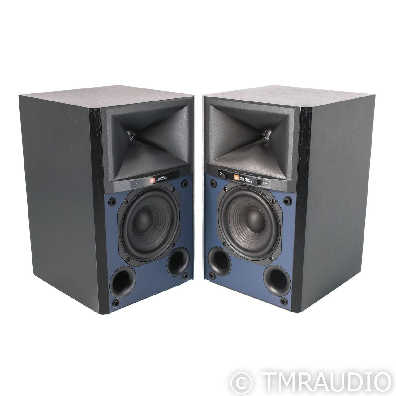 JBL 4305P Powered Bookshelf Speakers; Black Pair (70577)