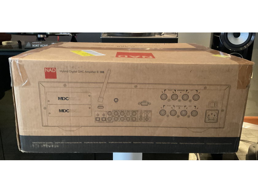 NAD C388 Hybrid Digital DAC Amplifier New Open Box