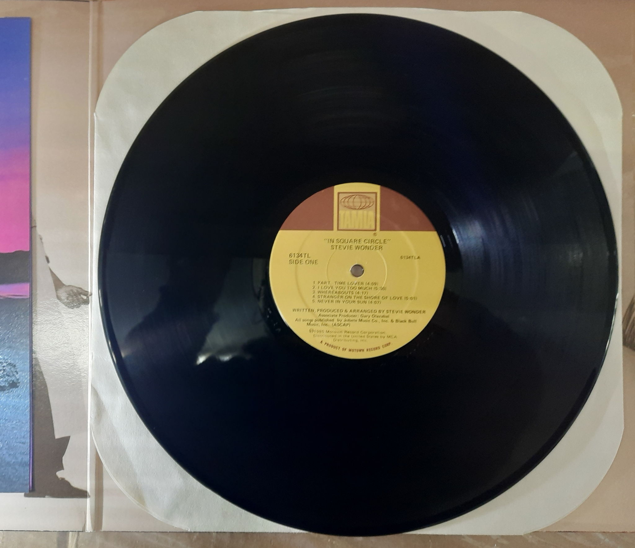 Stevie Wonder - In Square Circle 1985 NM- ORIGINAL VINY... 8