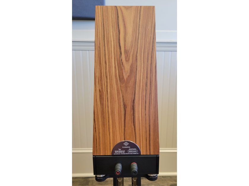 YG Acoustics - Tor - Monitors with Stands - Flamed Rosewood - Finish Customer Trade In!!! - 12 Months Interest Free Financing Available!!! BTC Now Accepted!!!
