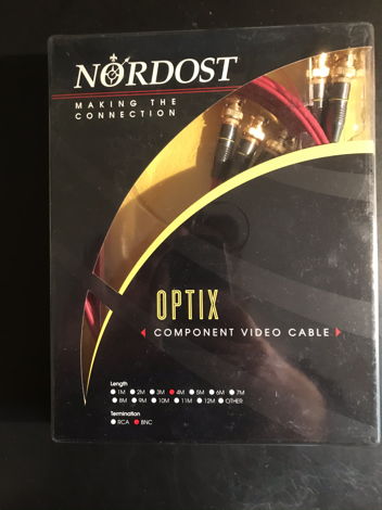 Nordost Optix Component Video Cable 4M BNC Terminated
