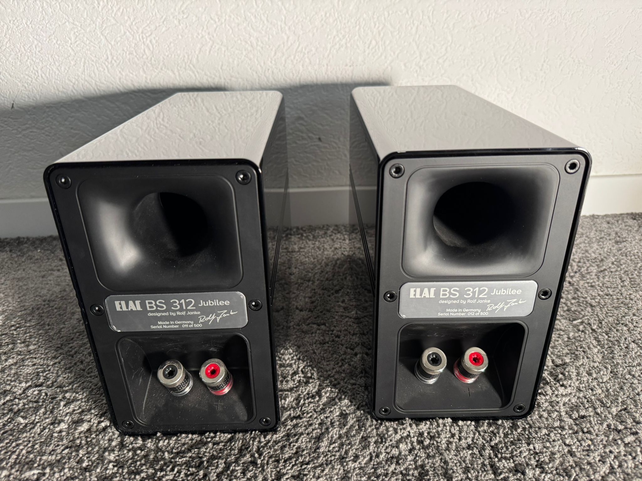 Elac BS312 BS-312 Jubilee speakers in black 3