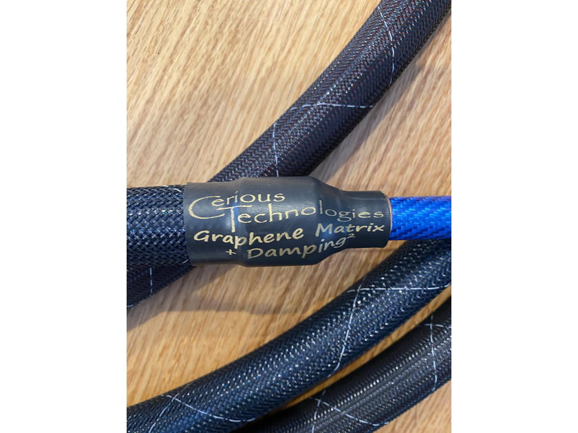 Cerious Technologies Graphene Matrix Speaker Cables - 6ft. with spades on both ends