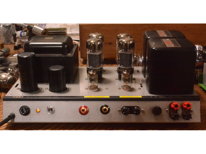 60s year Luxman  KMQ-7 stereo tube amplifier
