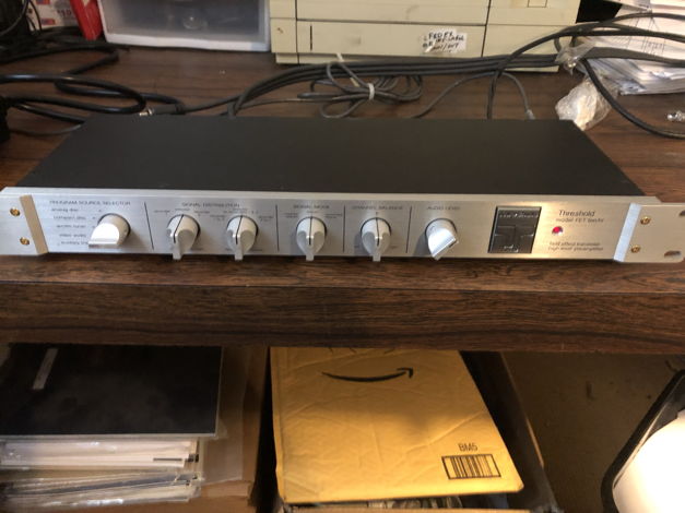 Threshold FET Ten / hl stereo preamplifier in excellent...