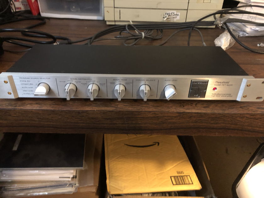 Threshold FET Ten / hl stereo preamplifier in excellent condition