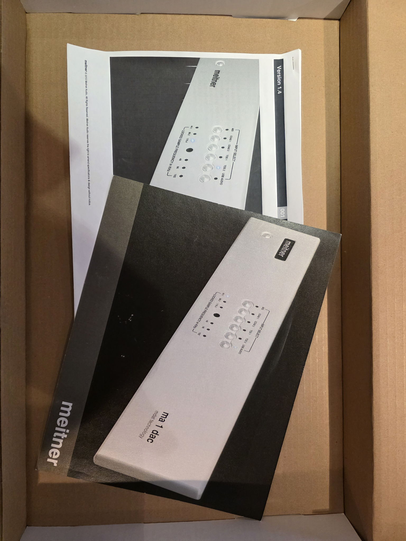 Meitner Audio MA-1 6