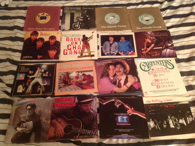 Various Lot Of 16 Singles Promos Some With Picture Slee...