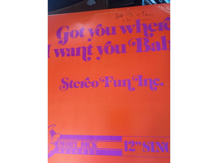 Stereo Fun Inc. - Got You Where I Want You Babe Stereo Fun Inc. - Got You Where I Want You Babe