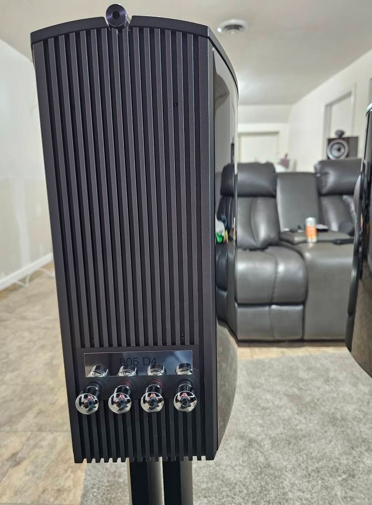 Bowers & Wilkins 805 D4 Bookshelf Speakers Black Pair 6