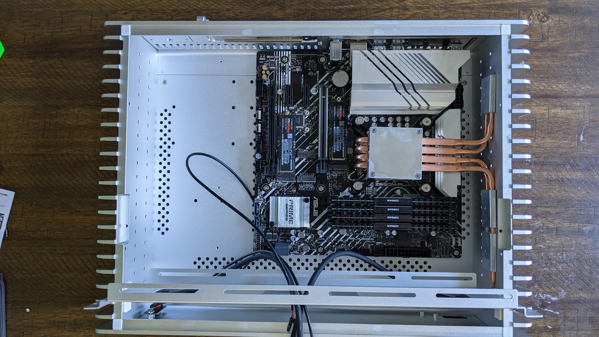 Heatsink installed