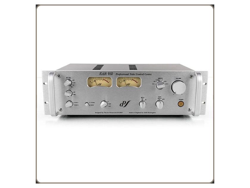 EAR -- 912 Tube Linestage Preamp and Phono Preamp Combo (Silver) -- Like New Demo Unit!
