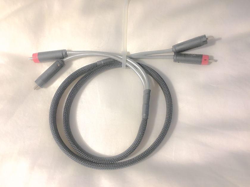 Audio Note (UK) AN-Vx Silver Litz Interconnects (1.0m) with Eichmann Silver Bullet Plugs