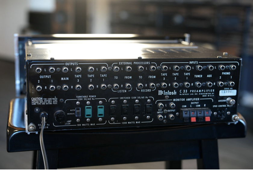 McIntosh C33 Preamp For Sale Audiogon