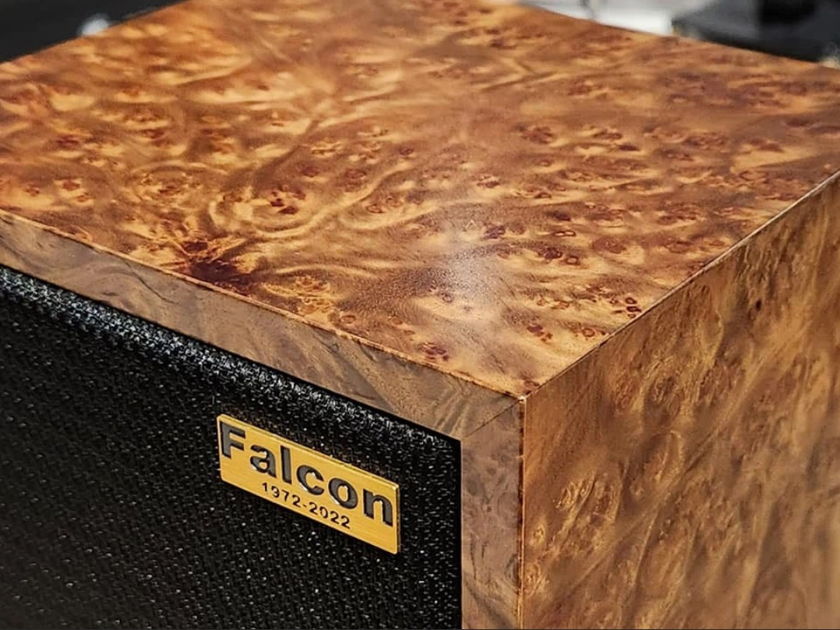 Falcon acoustics ls3/5a gold badge - 50th anniversary in golden madrone finish