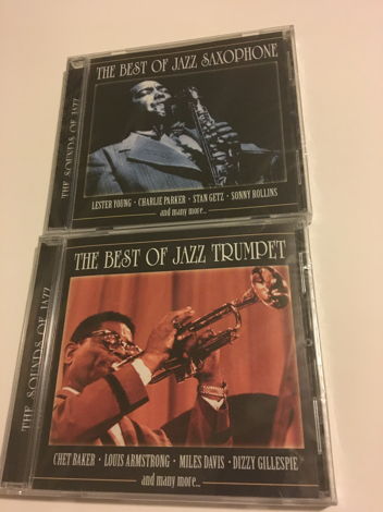 Sounds of jazz best of jazz Trumpet and Saxophone  2 cd...