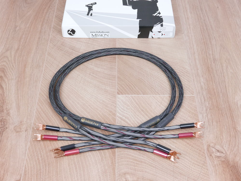 Zu Mission audio speaker cables 1,0 metre