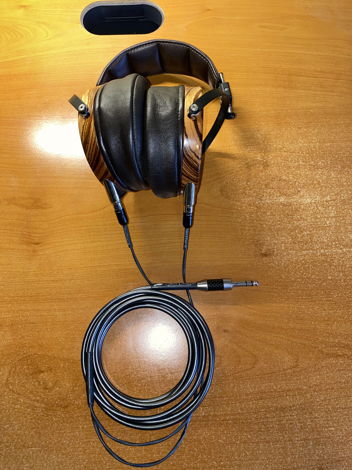 Audeze LCD-3 Zebrano with 10 ft. Moon Audio Silver Drag...