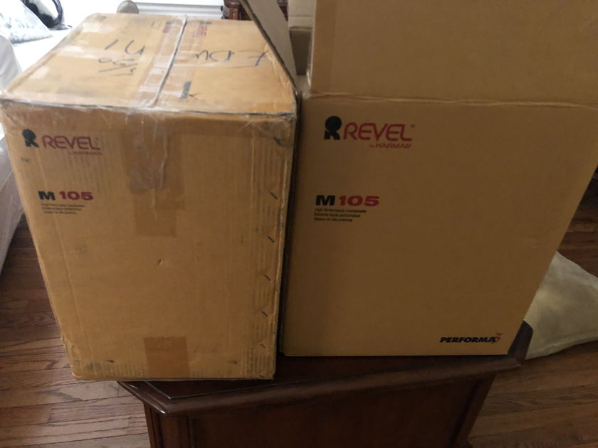 Revel Performa3 M105 Full Range Bookshelf Speakers (Pair) - New Open Box
