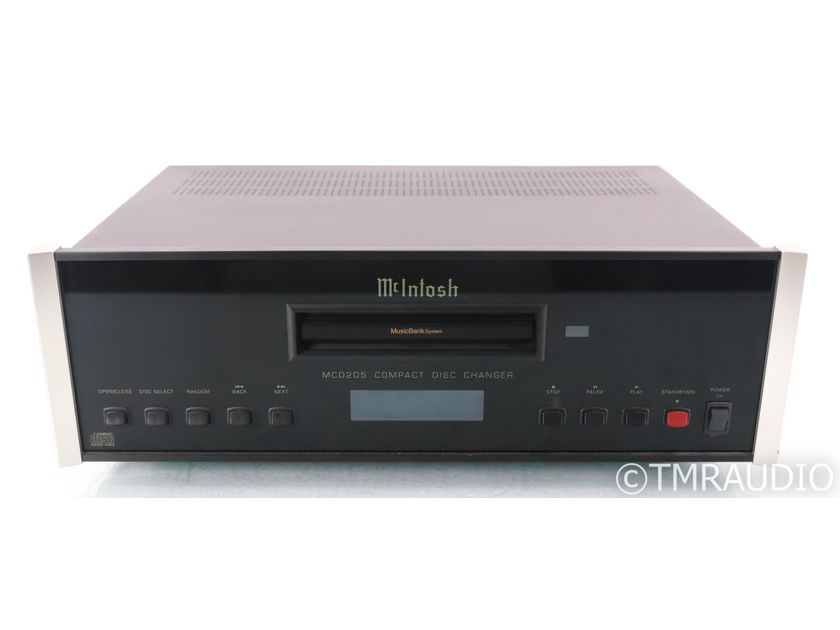 Mcintosh MCD205 5-Disk CD Changer / Player; MCD-205; Remote (44789)