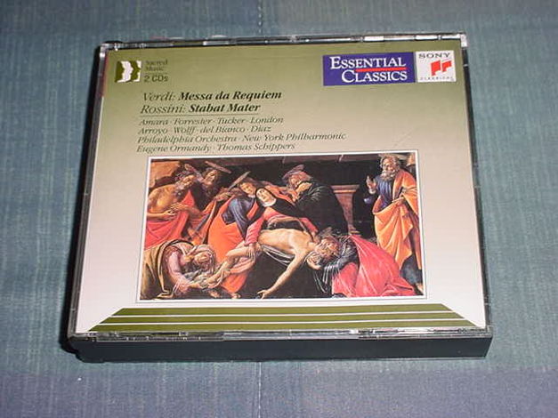 Verdi Rossini Messa Da Requiem Stabat Mater 2 cd set