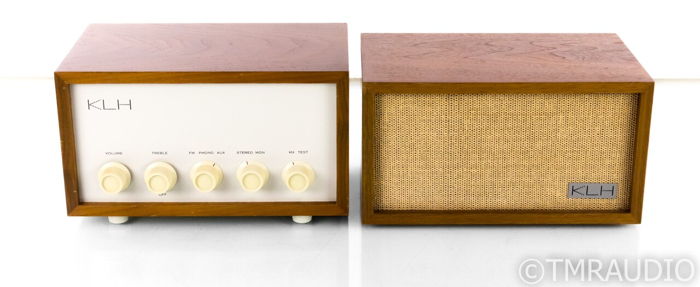 KLH Model 13 Vintage Stereo Preamplifier w/ Speaker; Wa...
