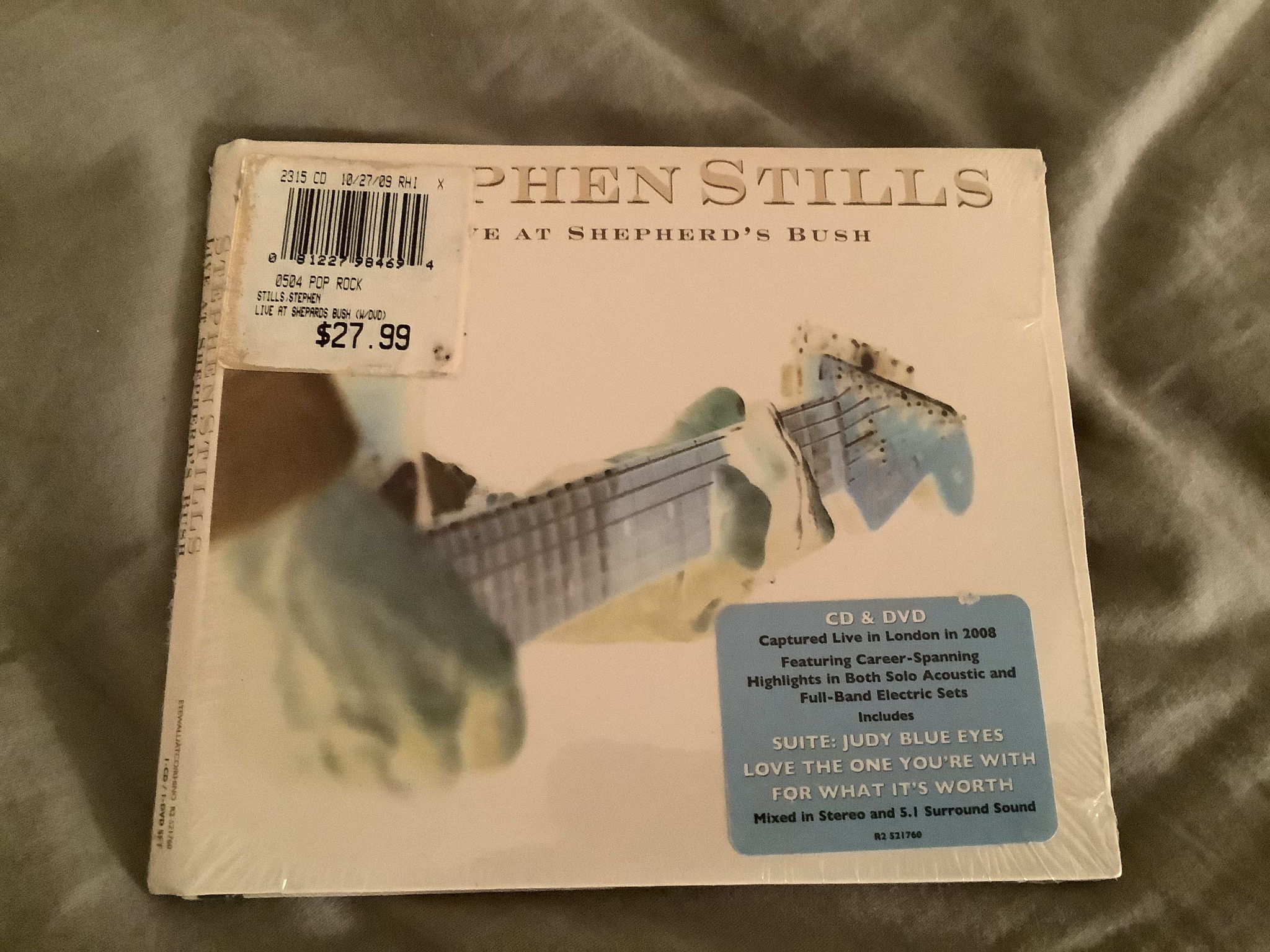 Stephen Stills Sealed CD/DVD Combo  Live At Shepherd’s ...