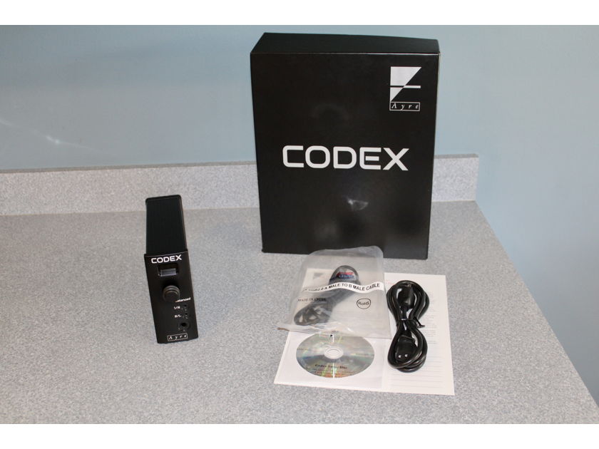 Ayre Acoustics Codex USB DAC headphone amplifier
