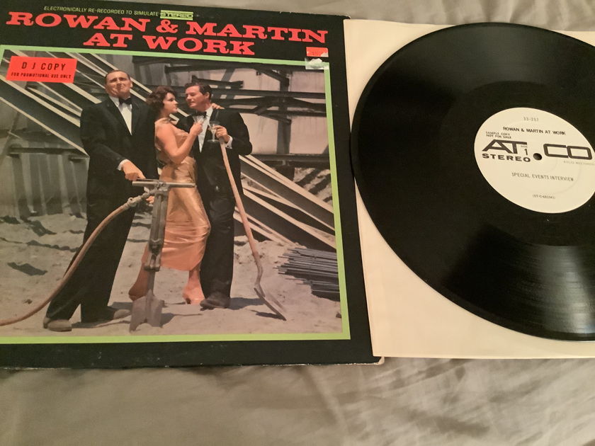 Rowan & Martin Atco Records Promo LP Rowan & Martin At Work