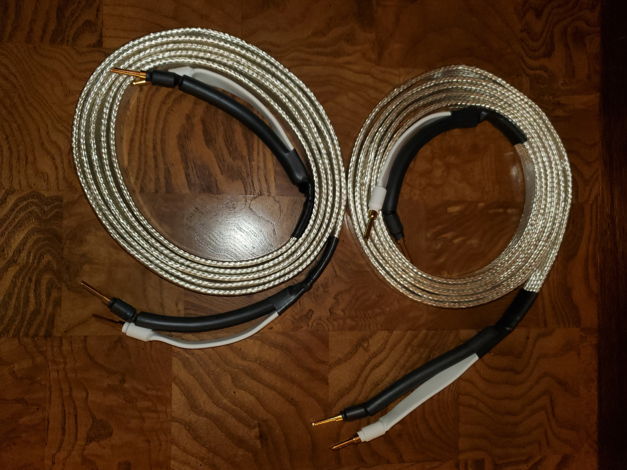 Analysis Plus - BIG SILVER OVAL Speaker Cables 10FT w/ ...
