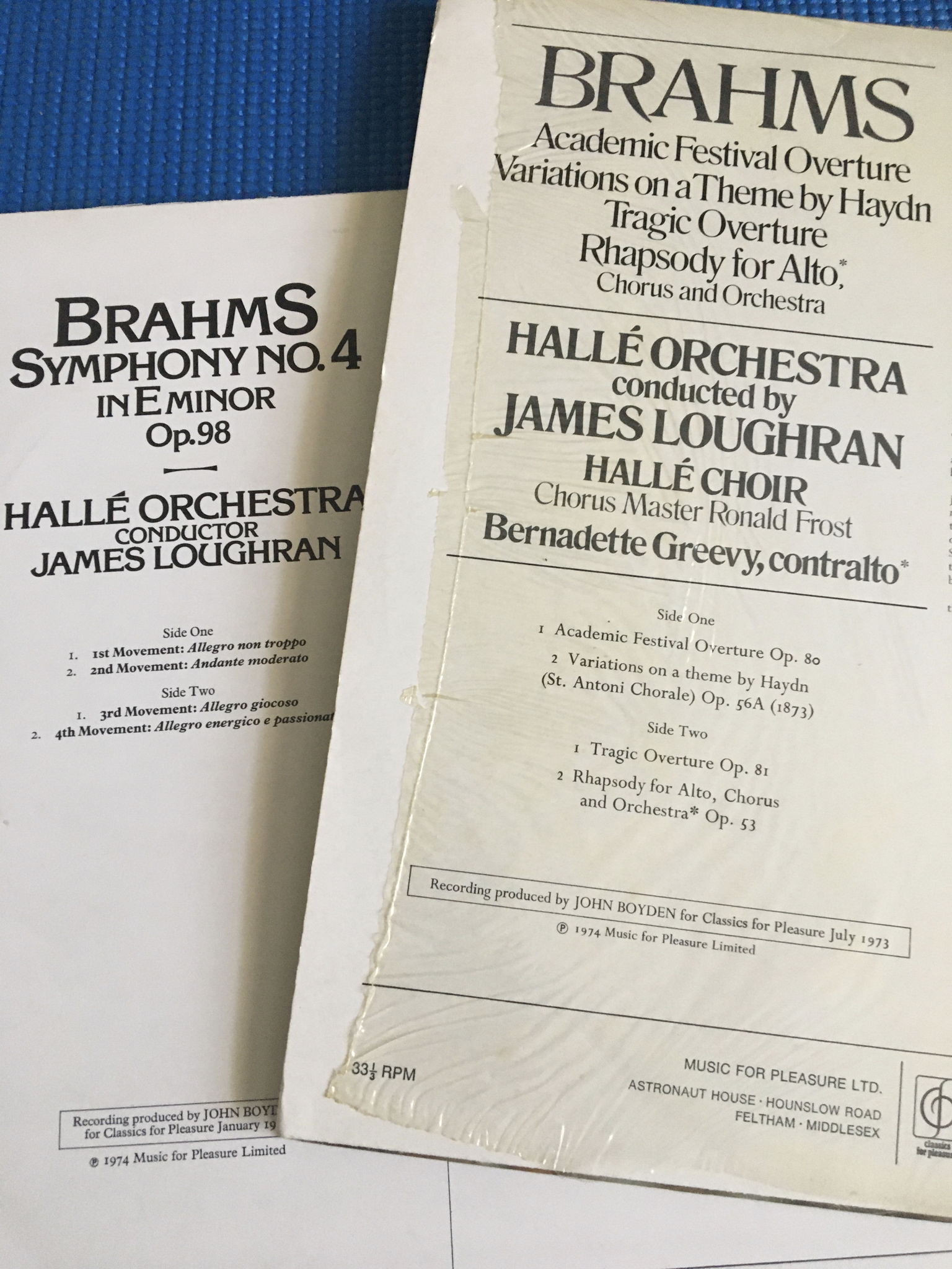 Brahms Halle orchestra James Loughran  Lot of 5 Lp reco... 6