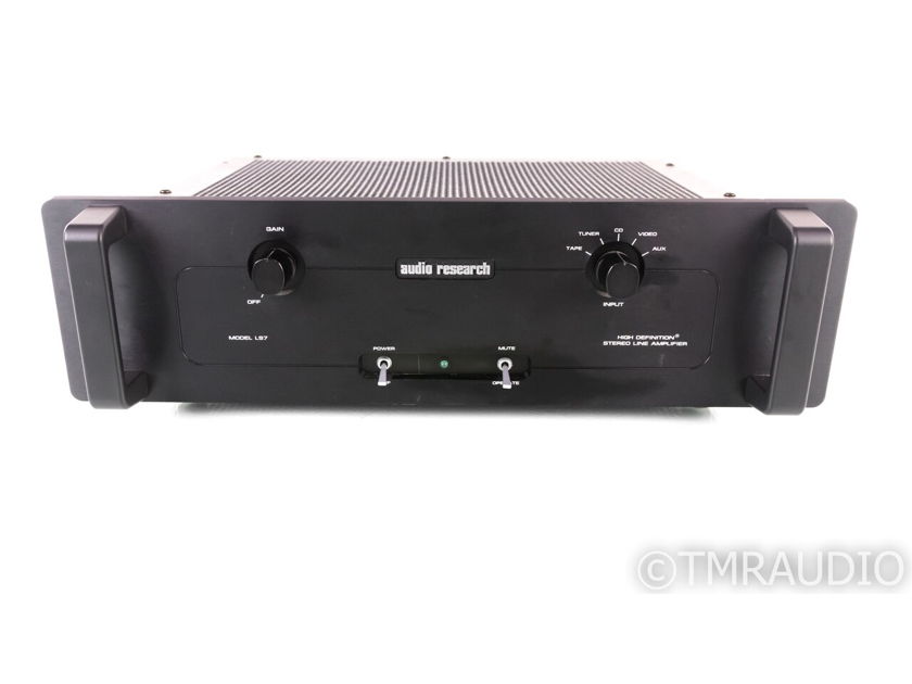 Audio Research LS7 Stereo Tube Preamplifier; LS-7; Black (20057)