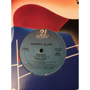 Vintage Album Donna Allen 12 Inch Single Serious Bad Lo...