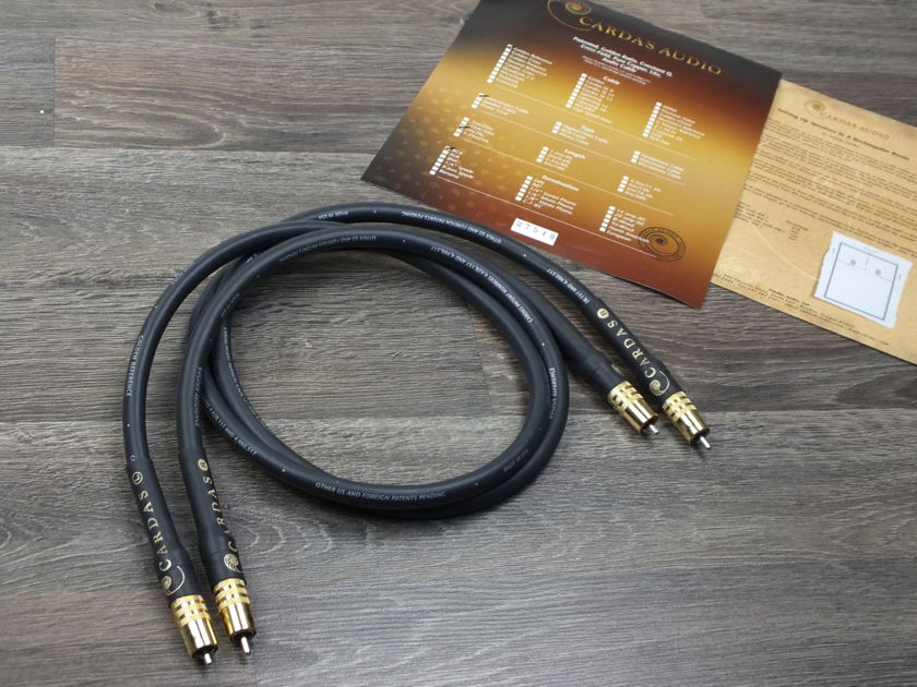 Cardas Golden Reference interconnects RCA 1,0 metre