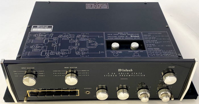 McIntosh C26 Preamp - All Analog with Phono - Super Clean!