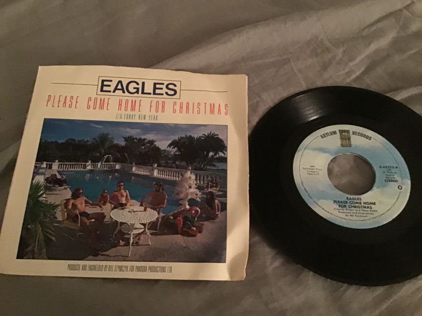 Eagles  Please Come Home For Christmas 45 With Picture Sleeve Vinyl NM