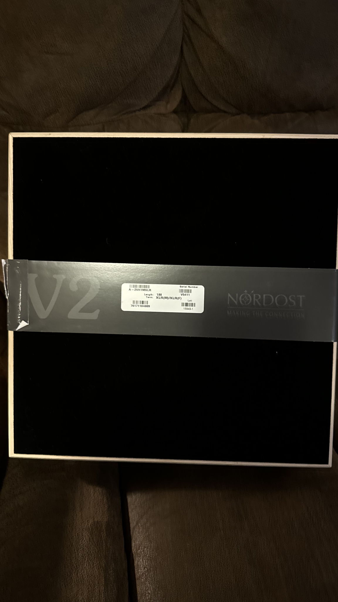 Nordost Valhalla 2 XLR 1 Meter Interconnect Cables 2