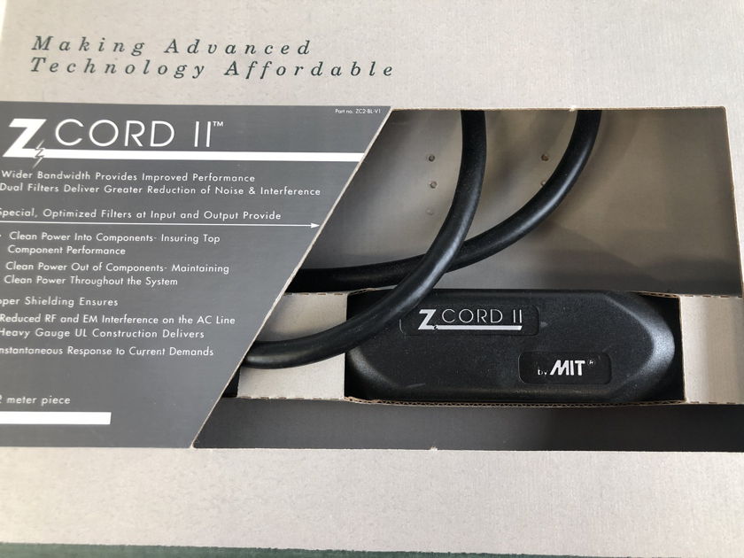 MIT (Music Interface Technologies) ZCord II Power Cable - New in Box - 2M