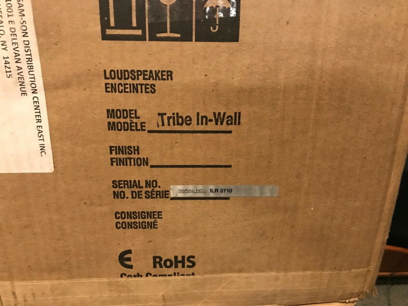 Totem Acoustic Tribe In-Wall Pair Open Box Free UPS Shipping